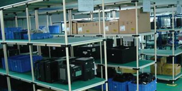 车间不锈钢货架与精益管货架比较，效果显而易见